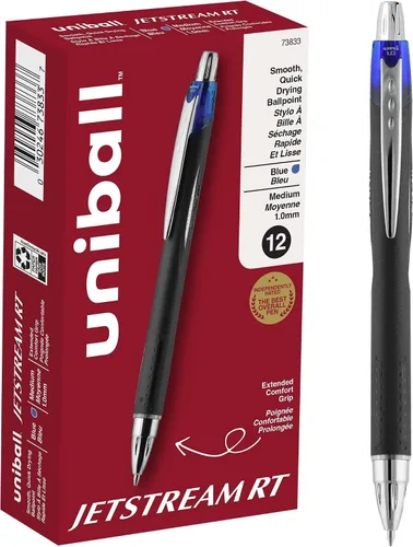 Vista 9 de Uni-ball Jetstream RT - Recambio para bolígrafo Fits JETSTREAM RT 1.0mm pens, quick-drying hybrid ink, smudge-resistant for left-handed writers