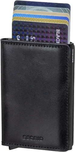 Vista 4 de Secrid Unisex Slimwallet Accesorio de Viaje Portador de Tarjetas Envelope Negro
