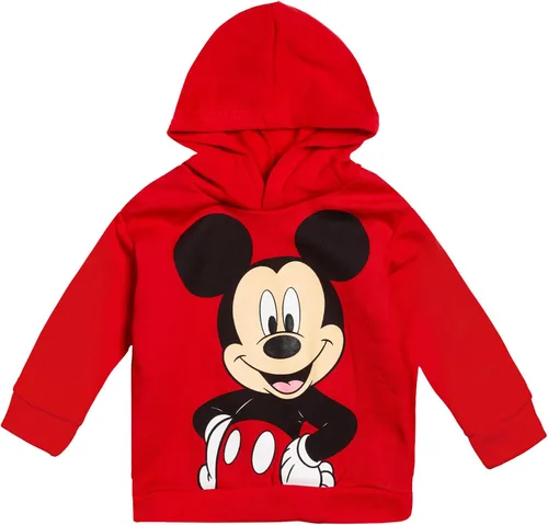 Vista 2 de Disney Mickey Mouse - Conjunto de sudadera con capucha y pantalones de forro polar para niños grandes