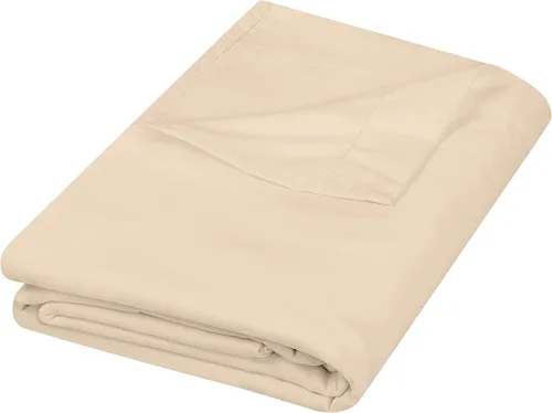 Vista 22 de Utopia Bedding Sábana encimera – 1 paquete (individual, beige) – Tela de microfibra suave cepillada – Sábana superior resistente al encogimiento y a
