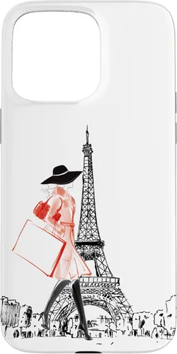 Vista 31 de Vintage Paris Woman - Funda de la Torre Eiffel para iPhone 17