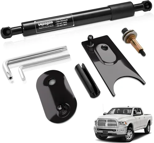 Vista 9 de Kit de amortiguadores de cierre suave para portón trasero Vepagoo para Ford F-150 2004-2014, 2006-2008 Lincoln Mark LT, amortiguadores de elevación