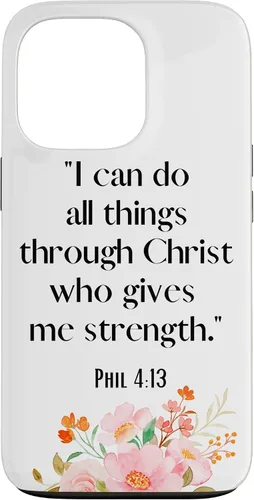 Vista 10 de I Can Do All Things Through Christ Jesus Philippians 4:13 Case for iPhone 17