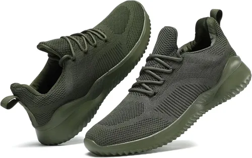 Vista 5 de Zapatillas de tenis para correr para hombre, suela suave de malla transpirable ligera