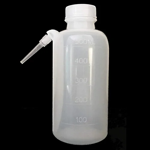 Vista 2 de Firefly Botella de recarga para velas líquidas recargables y lámparas de aceite 15.7 oz Capacity, 500 ml Graduations, LDPE Plastic, BPA Free, Wide