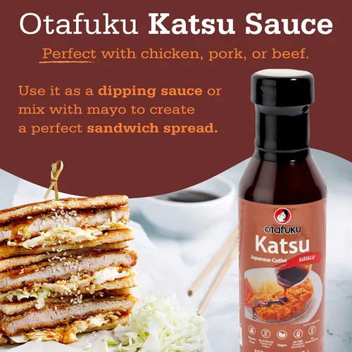 Vista 4 de Otafuku Salsa Tonkatsu, rica y sabrosa salsa Katsu (14 onzas)