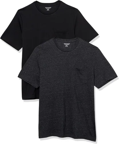 Vista 15 de Amazon Essentials Men's Short-Sleeve Crewneck Pocket T-Shirts, Pack of 2