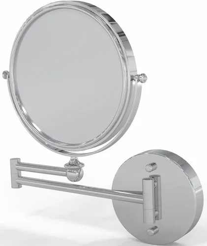 Vista 6 de Mirror Image Kimball & Young 22740 22740 22740 - Espejo de pared cromado de doble brazo, cromo pulido - 22740