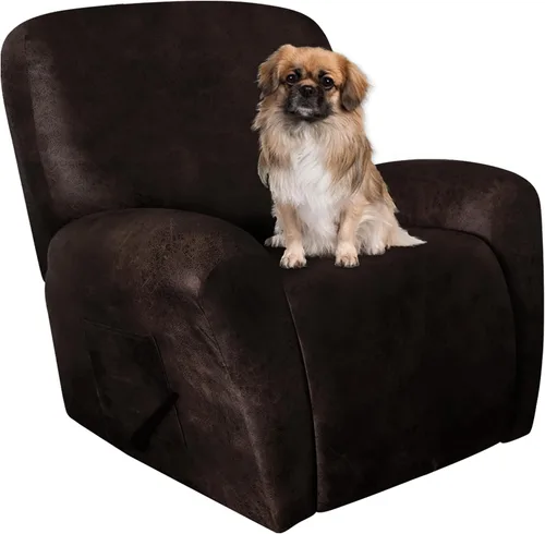 Vista 69 de ANARACHON Fundas para Sillas Reclinables Tipo Cuero, 4 Piezas Funda para Sillón Reclinable Lazy Boy, Protector de Muebles - Funda Suave Lavable