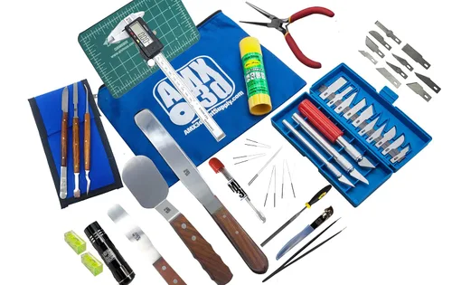 Vista 9 de Kit de herramientas de impresora 3D de grado profesional: todas las herramientas y accesorios de impresión 3D necesarios para quitar, limpiar