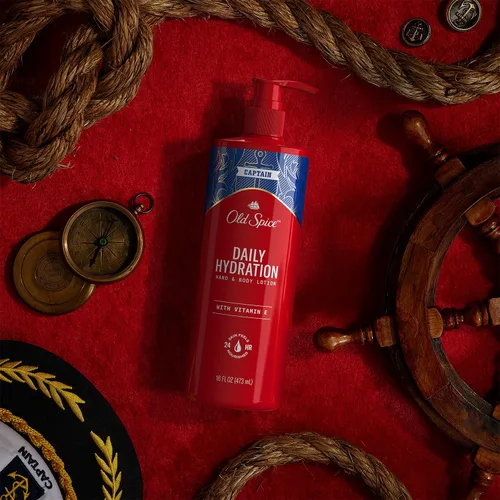 Vista 6 de Old Spice Loción de manos y cuerpo para hombres, hidratación diaria, hidratación 24/7, 24/7 que repone la humedad rica para la piel seca, fórmula