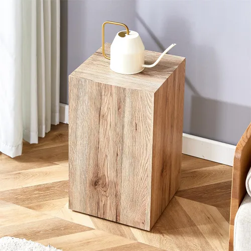 Vista 3 de Mesa auxiliar, mesa auxiliar, mesa de sala de estar, moderna mesa de sofá, mesa auxiliar de mármol sintético, mesita de noche para sala de estar