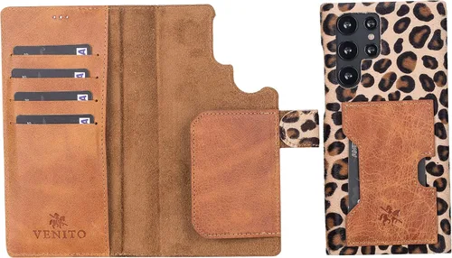 Vista 113 de Venito Florence - Funda de piel compatible con Samsung Galaxy S9, extra segura con bloqueo RFID, cartera desmontable para teléfono (gris decolorado)