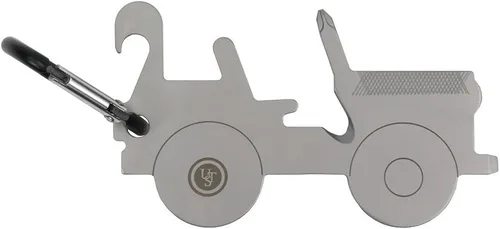 Vista 8 de UST Tool-a-Long - Mosquetones multiherramienta con construcción duradera y compacta de acero inoxidable para senderismo, kayak, campamento, viajes