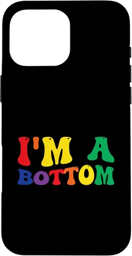 Vista 19 de Funny Gay Pride Rainbow Flag I'm A Bottom Case for iPhone 16