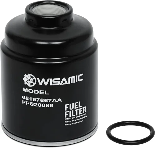 Vista 2 de Wisamic Juego de filtro de combustible y separador de agua y filtro de aceite de 6,7 L Cummins Compatible con motores Dodge Ram 2500 3500 4500 5500