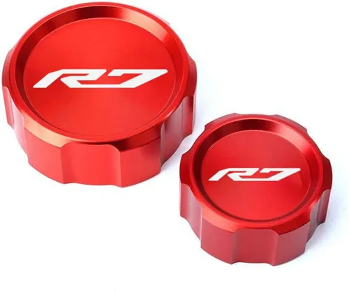 Vista 7 de MOWOK Para YAMAHA YZF R7 YZF-R7 YZFR7 2021 2022 2023 2024 2025 2026 Accesorios de motocicleta Cubierta de depósito de aceite de líquido de freno