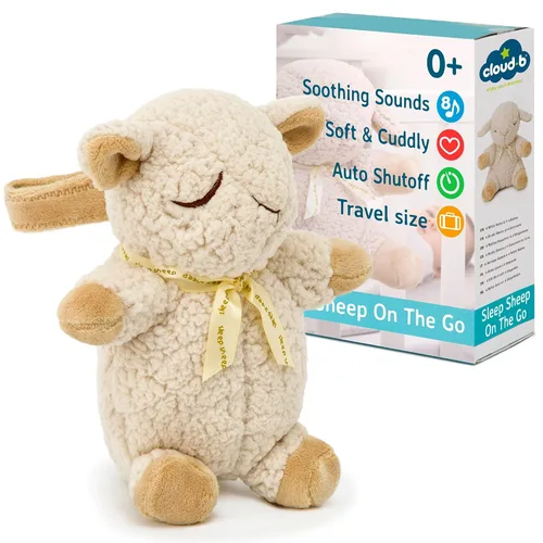 Vista 8 de Cloud b Máquina de sonido con ruido blanco y sonidos relajantes Animal de peluche tierno Configuraciones ajustables y apagado automático