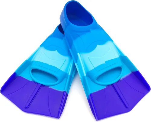 Vista 17 de Aletas de entrenamiento de natación, aletas de natación para niños, cómodas aletas de natación adecuadas para niños, principiantes, niñas, niños