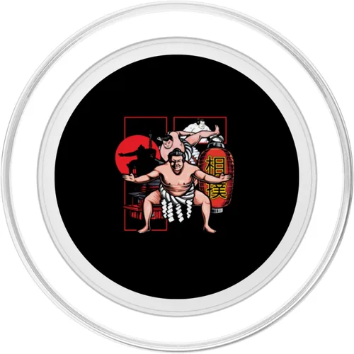 Vista 2 de Sumotori japonés Lucha de luchadores japoneses Sumo PopSockets MagSafe PopGrip para iPhone