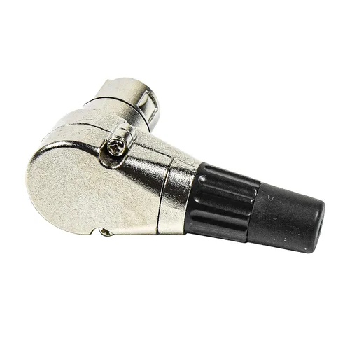 Vista 6 de HQRP Conector hembra de ángulo recto ajustable XLR de 3 pines con 7 posiciones diferentes, compatible con Pro Audio DJ Band XLR Plug Jack en ángulo