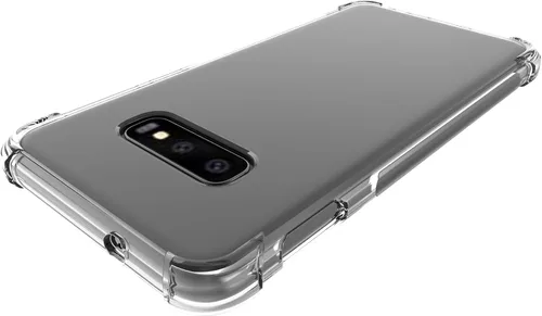 Vista 3 de USTIYA Funda para Samsung Galaxy S10e Clear TPU Cuatro Esquinas Cubierta Protectora Transparente Suave Funda