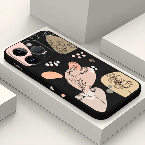 Vista 35 de LEECG Funda para iPhone 14 con Patrón de Flores de Mariposa de Astronauta, Forro de Microfibra Suave Anti-Rayones en el Interior, Cubierta
