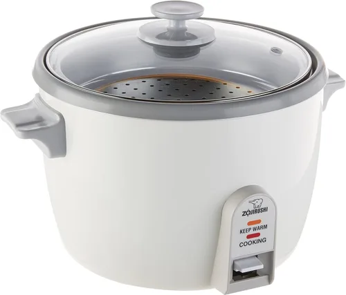 Vista 5 de Zojirushi Olla arrocera/vaporera de 3 tazas (blanco)