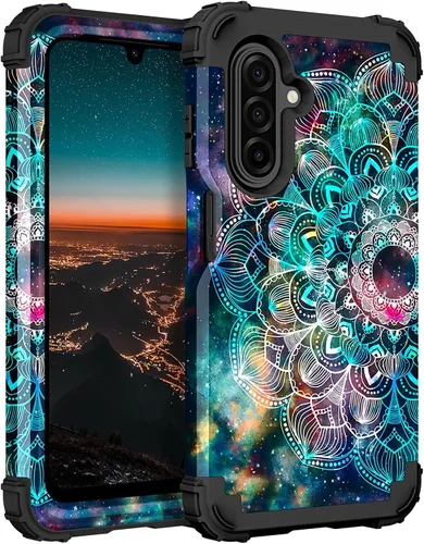 Vista 67 de Hocase Funda para Galaxy A37 5G, protección resistente a prueba de golpes, parachoques de goma de silicona suave+funda protectora híbrida