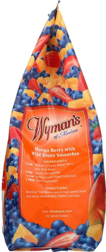 Vista 5 de Wyman's Mango Berry, 3 lb (paquete de 1) - Mango, fresas y arándanos silvestres