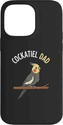Vista 21 de Bird: Cockatiel Dad, Proud Parrot Parent Vibe Case for iPhone 16