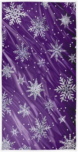 Vista 23 de Pfrewn Toallas de mano con mariposas 3D de 16 x 30 pulgadas en primavera y verano floral lila con flores abstractas, toalla de baño pequeña, toalla