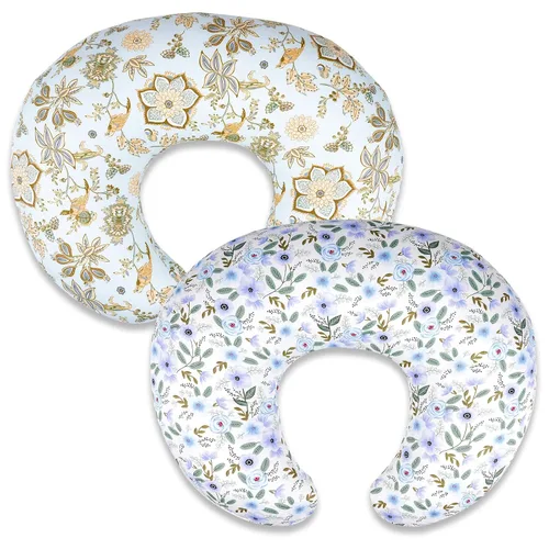 Vista 8 de Funda de almohada de lactancia, se adapta a almohadas estándar de lactancia materna, algodón ultrasuave, transpirable, hipoalergénico y lavable