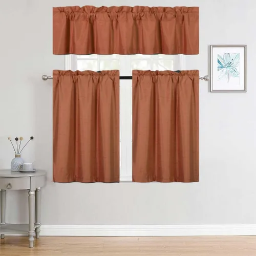 Vista 21 de Versátil juego de 3 piezas con bolsillo para barra, panel de ventana pequeña, con forro de espuma, cortina opaca (K3) (negro)