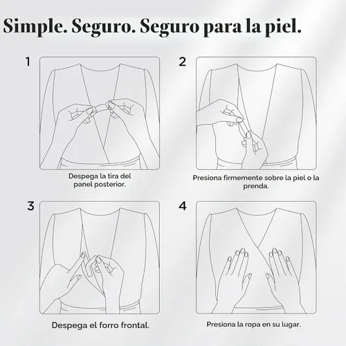 Vista 4 de Nippies Women's Stylin' Tape Transparente