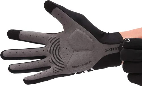 Vista 6 de Santic Guantes de ciclismo para hombre, guantes térmicos de invierno para pantalla táctil