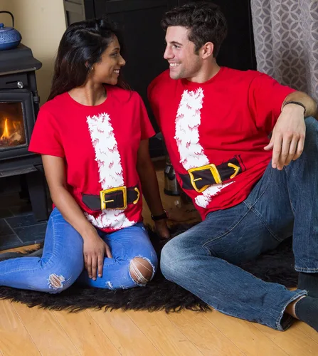 Vista 17 de Camiseta de disfraz navideño para mujer, camiseta de Halloween y Navidad pirata para mujer