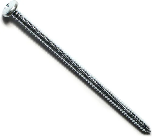 Vista 5 de Hard-to-Find Fastener 014973297435 - Tornillos de hoja metálica con cabeza Phillips Pan, 4 x 1, 100