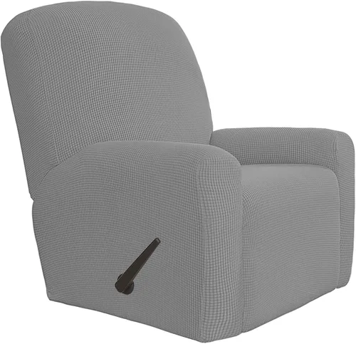 Vista 83 de Easy-Going Funda Elástica para Sofá Reclinable Cobertor de Sofá 4 Piezas Protector de Muebles Sofá Suave con Fondo Elástico Poliéster Spandex Tela
