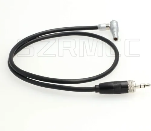 Vista 3 de SZRMCC ARRI Alexa Mini o Z CAM E2 Cámara 00B 5 Pin a bloqueo 0.138 in TRS Plug Cable de audio para Sennheiser