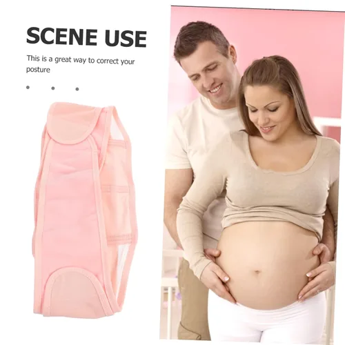 Vista 4 de Cinturón de embarazo Cinturón de apoyo pélvico Banda de maternidad Abdomen Banda Protección Espinal Diseño Cómodo
