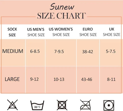 Vista 2 de Sunew Calcetines térmicos cálidos, calcetines unisex gruesos con aislamiento térmico térmico para invierno