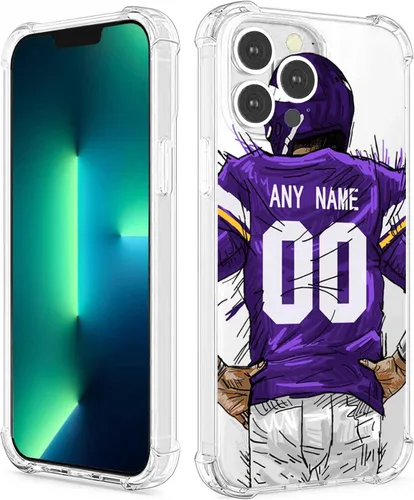 Vista 10 de Funda protectora personalizada con nombre y números para iPhone 15, 14, 13, 12, 11 Xs Max XR 8 7 6 Plus 11 Pro Mini, delgada, a prueba de golpes