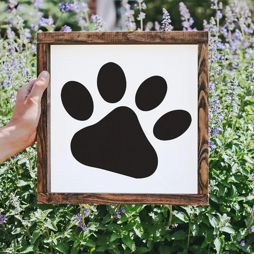 Vista 7 de Plantilla de pata de perro - Plantillas de huellas para mascotas