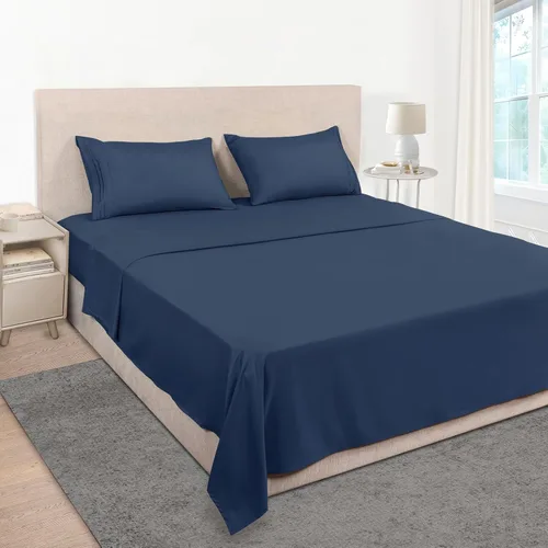 Vista 59 de Mejoroom Juego de sábanas tamaño individual – Sábanas individuales de Hotel Collection – Sábanas y fundas de almohada con sábana bajera de bolsillo