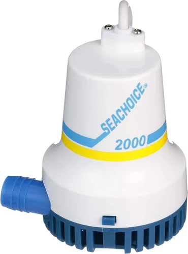 Vista 6 de Seachoice Bomba de sentina duradera, 1,000 GPH, 12V, 5.5 amperios, fusible de 7 A