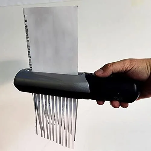 Vista 3 de Mini trituradora eléctrica USB, trituradora automática de documentos, cortador de tira, papelería de oficina, control de un toque para el hogar