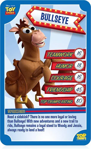 Vista 3 de Top Trumps Juego de cartas Disney Pixar Toy Story – Juegos familiares para niños y adultos – Juegos de aprendizaje – Juegos de cartas para niños