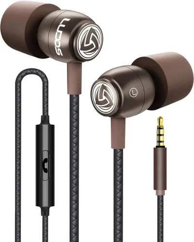 Vista 10 de Auriculares con cable Ludos Clamor, auriculares intraaurales, 5 años de garantía, auriculares con micrófono, auriculares con aislamiento de ruido