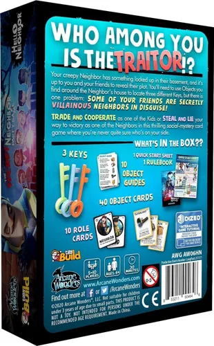 Vista 5 de Arcane Wonders Hello Neighbor The Secret Neighbor - Juego de fiesta, color azul